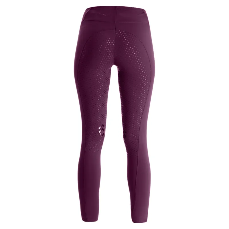Aztec Diamond Core Full Grip Womens Riding Leggings - Plum Pre-Order-5