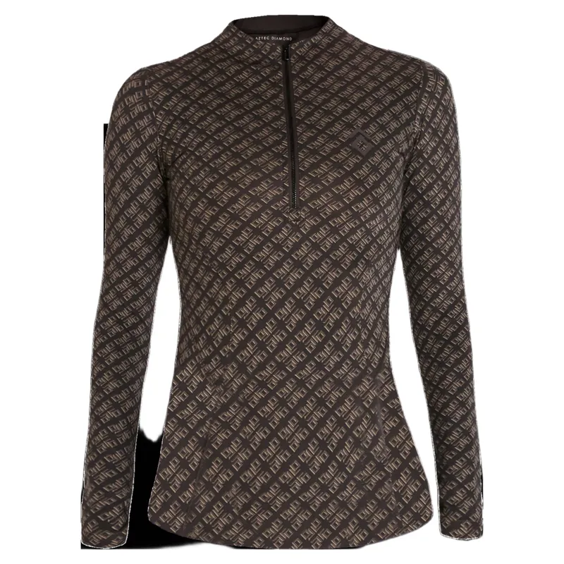 Aztec Diamond Core Long Sleeve Womens Base Layer - Monogram-2