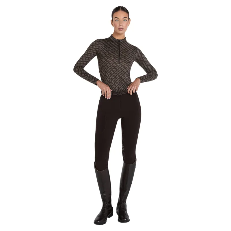Aztec Diamond Core Long Sleeve Womens Base Layer - Monogram-10