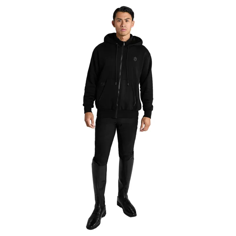 Aztec Diamond Core Mens Full Zip Hoodie - Black-6