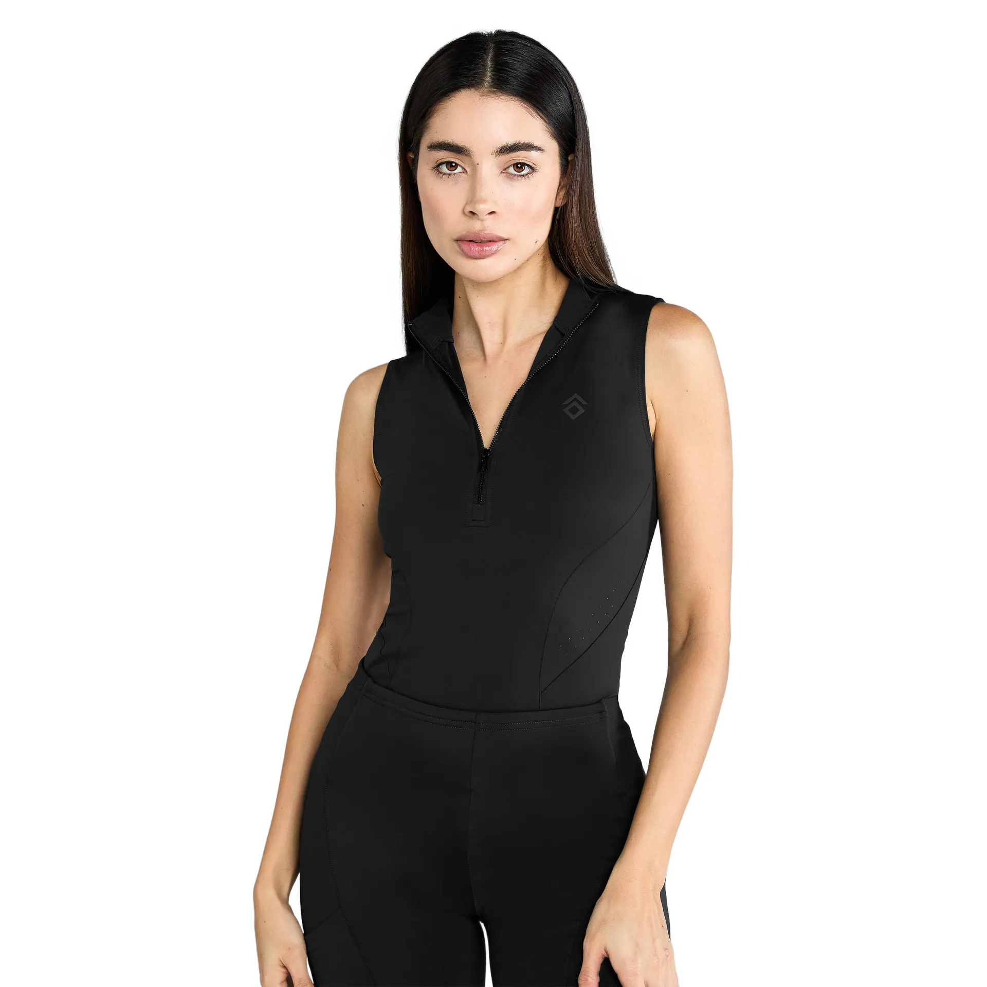 Aztec Diamond Core Sleeveless Ladies Base Layer - Black