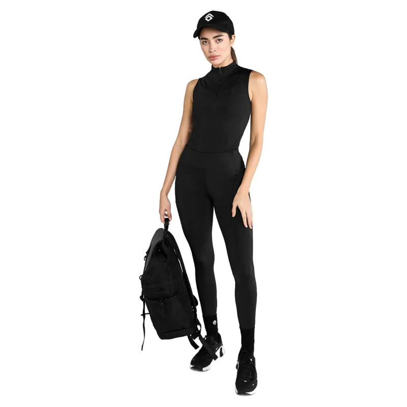 Aztec Diamond Core Sleeveless Ladies Base Layer - Black-2