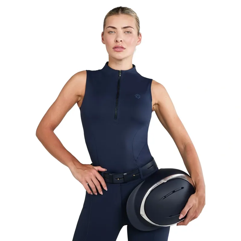 Aztec Diamond Core Sleeveless Ladies Base Layer - Navy-2