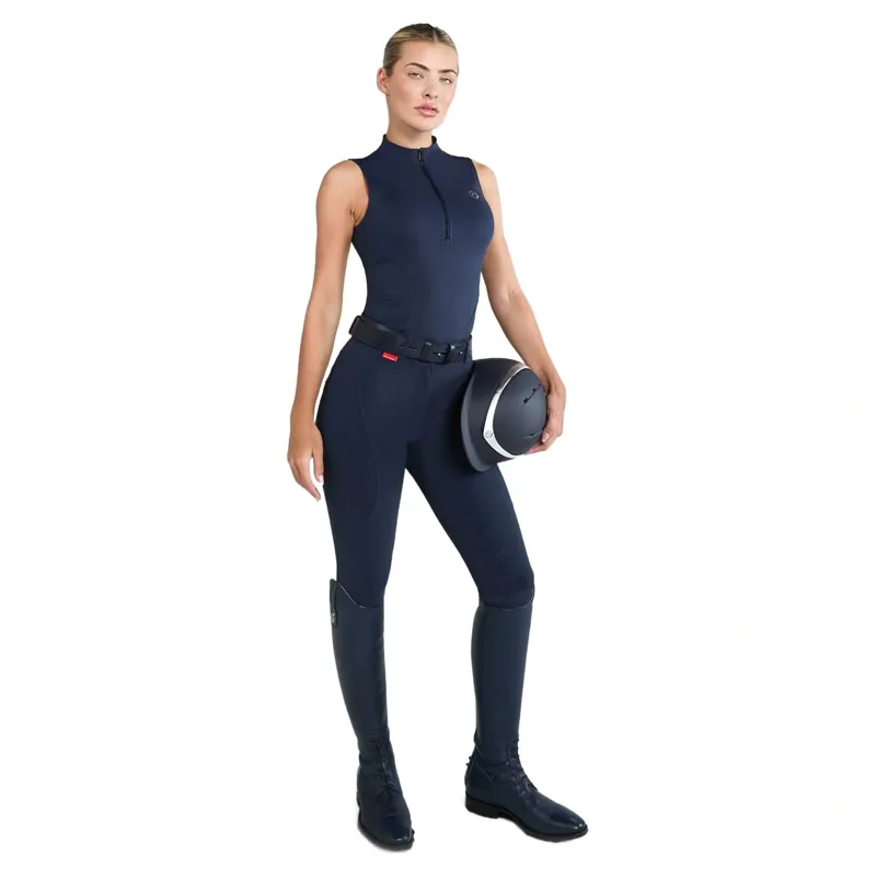 Aztec Diamond Core Sleeveless Ladies Base Layer - Navy-3