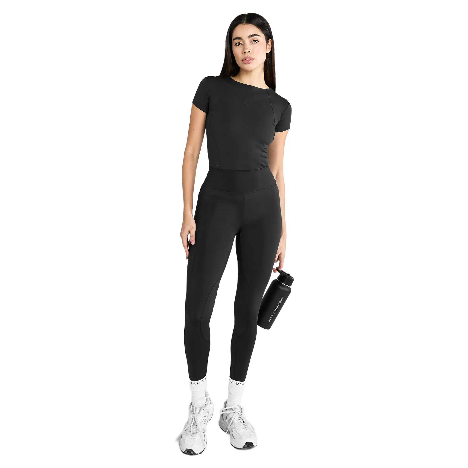 Aztec Diamond Core Womens Tech Short Sleeve Tee - Black