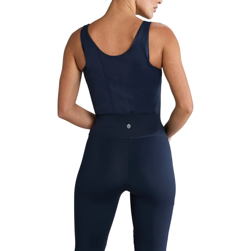 Aztec Diamond Core Ladies Vest Top - Navy-4