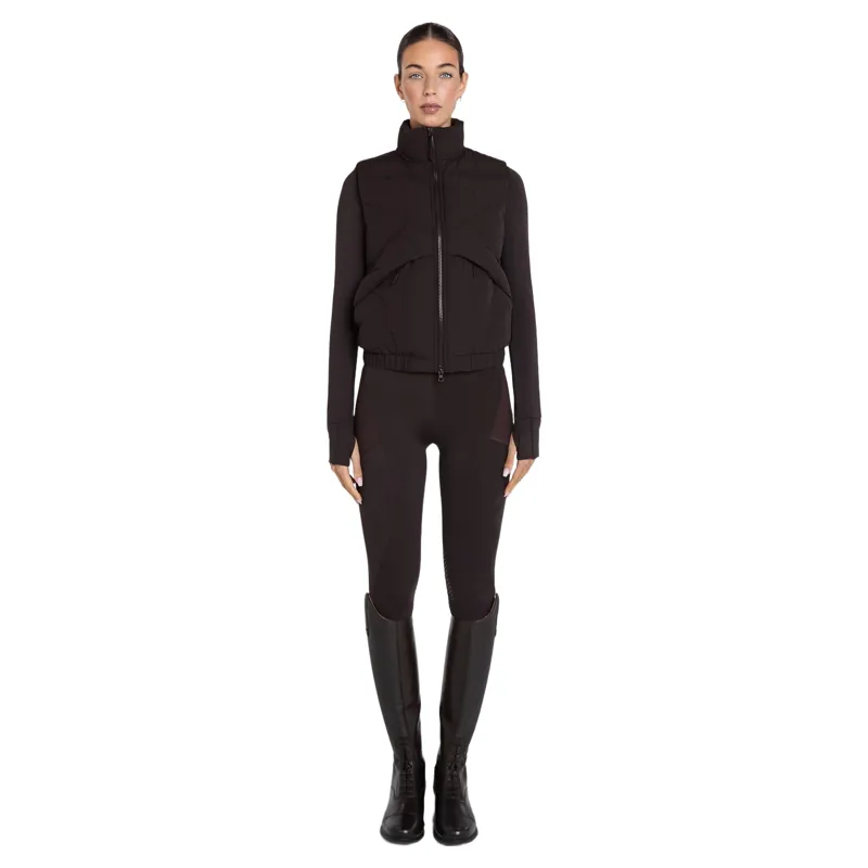 Aztec Diamond Core Womens Mid-Layer Gilet - Espresso Pre-Order-8