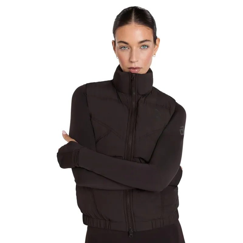 Aztec Diamond Core Womens Mid-Layer Gilet - Espresso Pre-Order