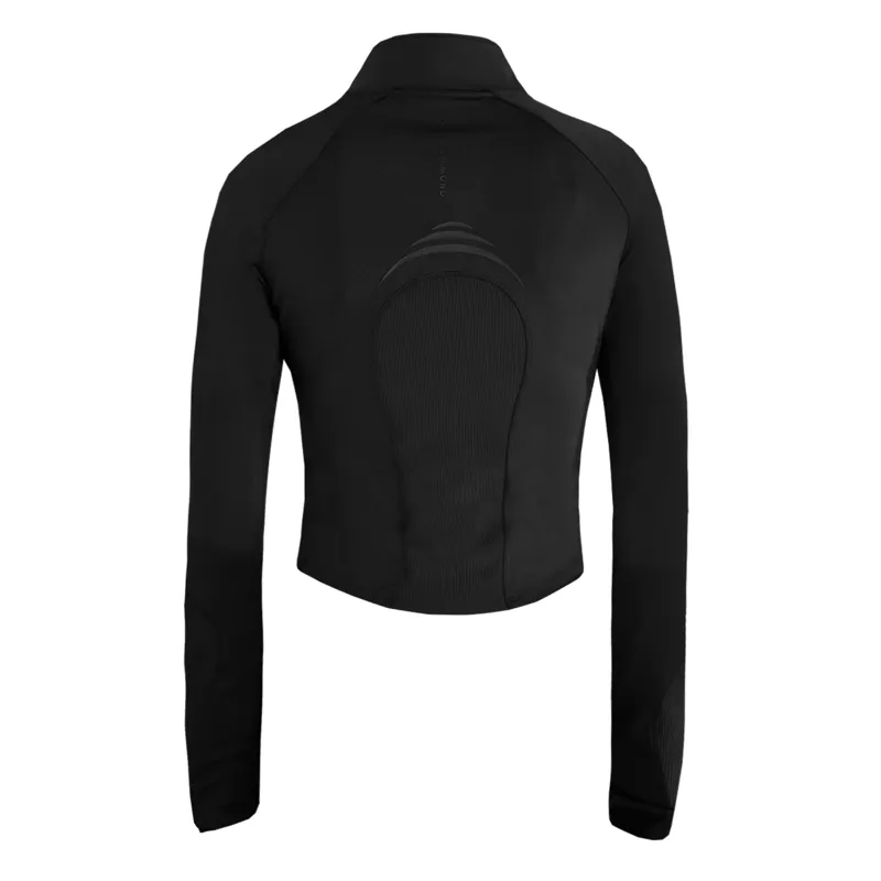 Aztec Diamond Define Ladies Fitted Cropped Jacket - Black-4