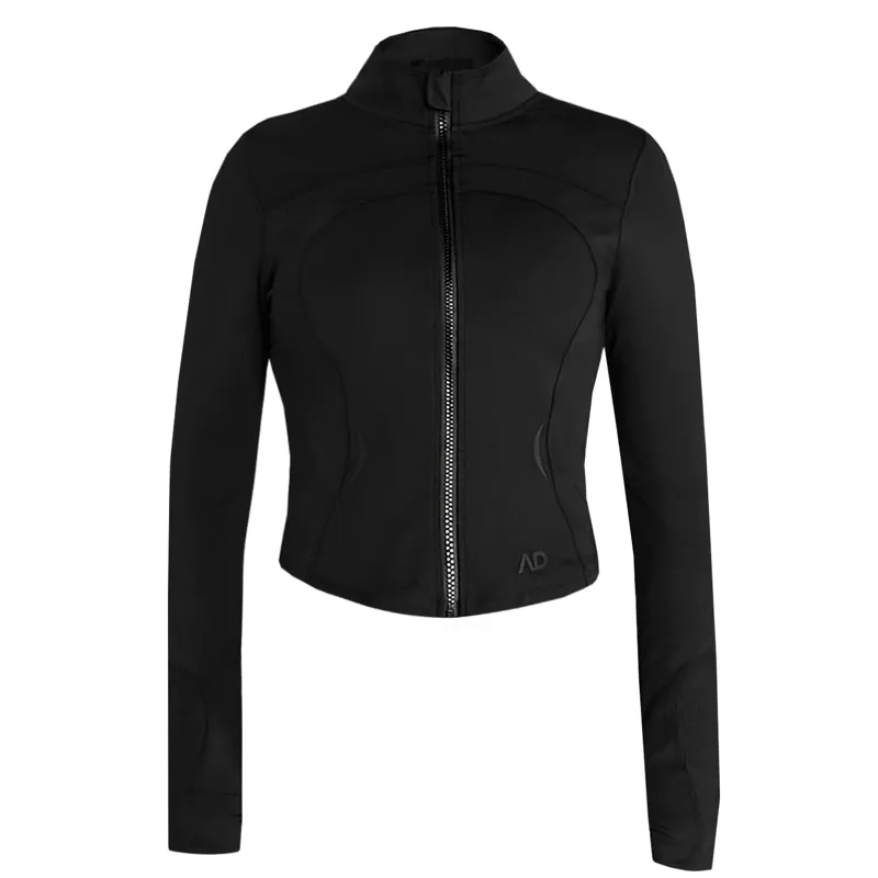 Aztec Diamond Define Ladies Fitted Cropped Jacket - Black-1