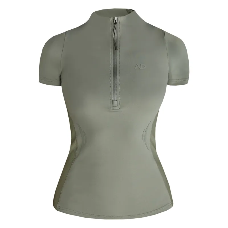 Aztec Diamond Define Womens Short Sleeve Base Layer - Sage-2