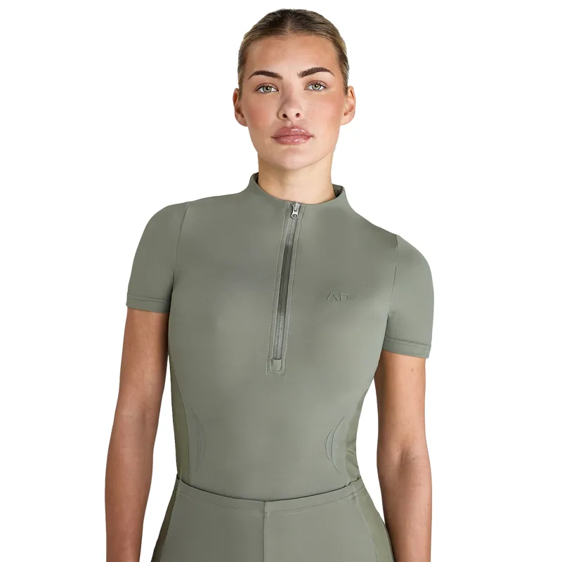 Aztec Diamond Define Womens Short Sleeve Base Layer - Sage