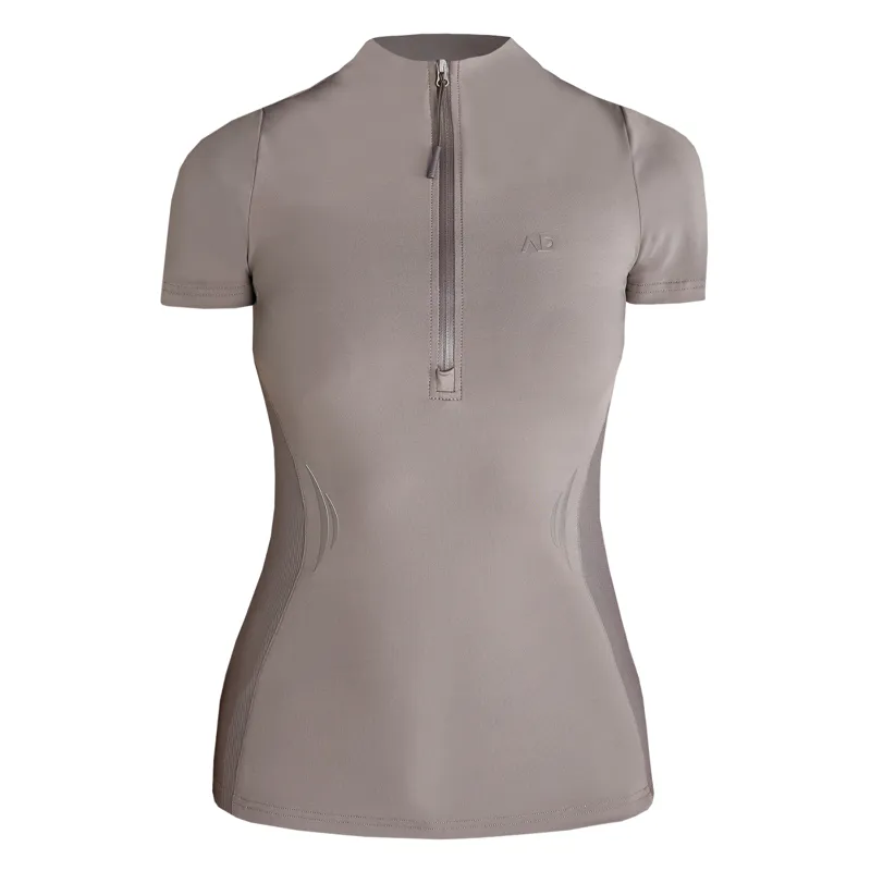 Aztec Diamond Define Ladies Short Sleeve Base Layer - Truffle-5