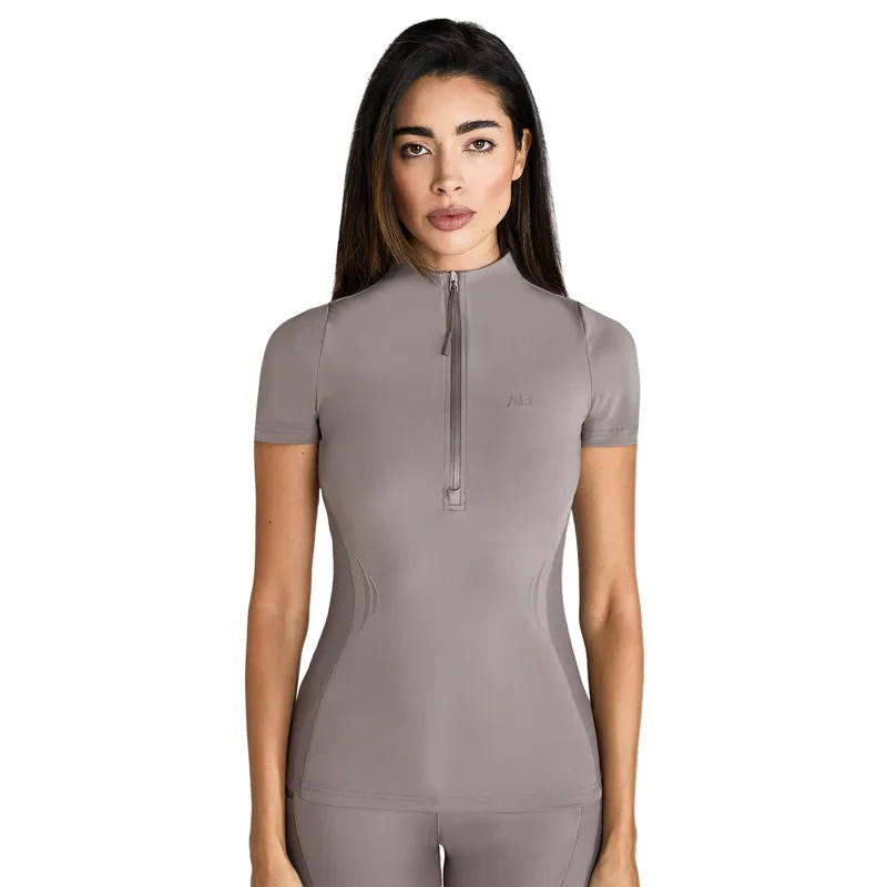 Aztec Diamond Define Ladies Short Sleeve Base Layer - Truffle