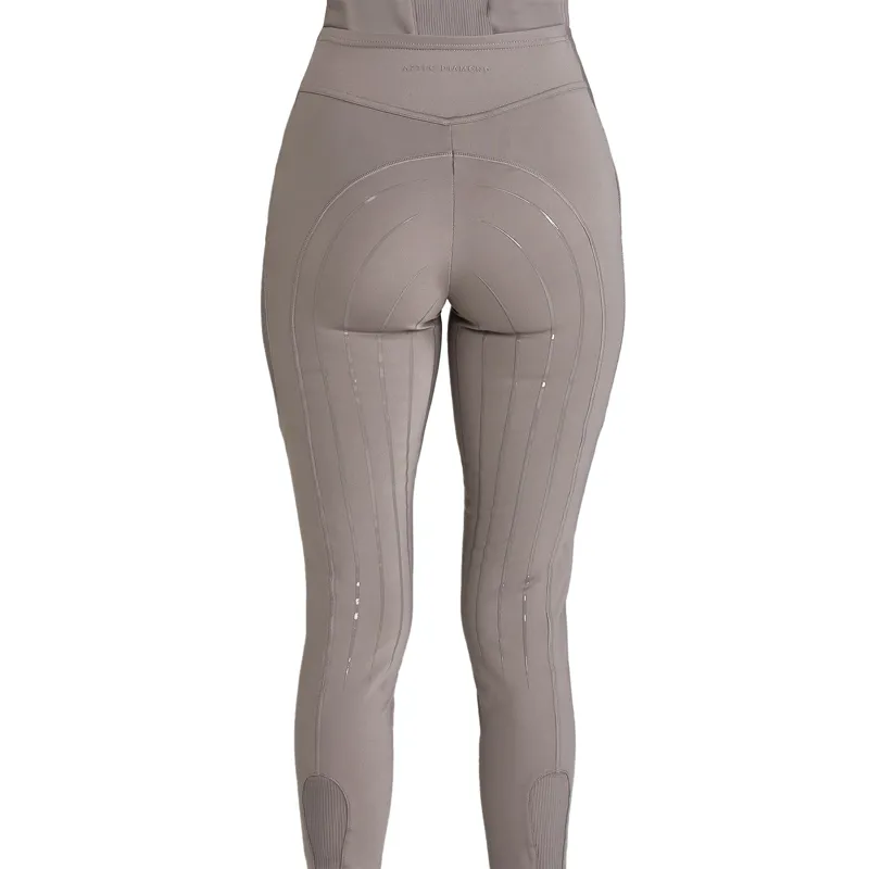 Aztec Diamond Define Full Grip Ladies Riding Leggings - Truffle-7