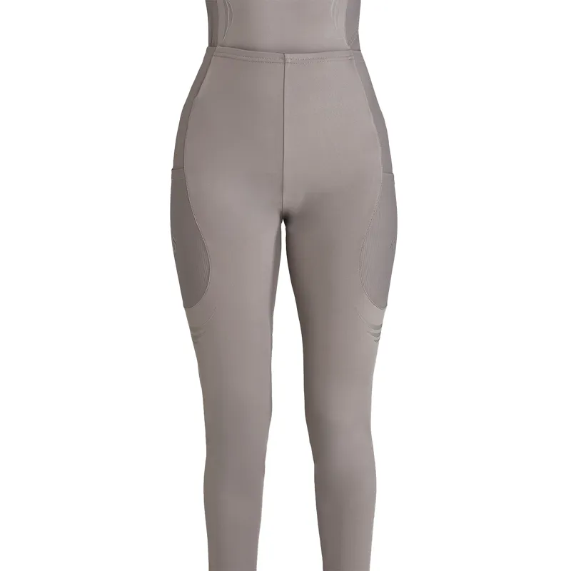 Aztec Diamond Define Full Grip Ladies Riding Leggings - Truffle