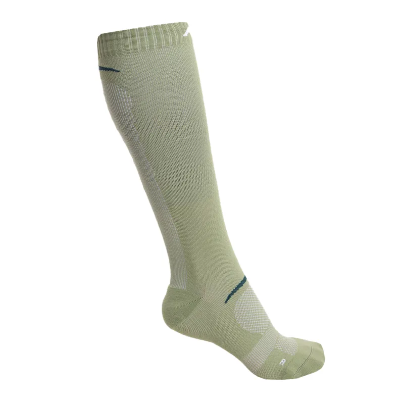 Aztec Diamond Define Womens Tall Riding Socks 2 Pack - Sage/Truffle-6