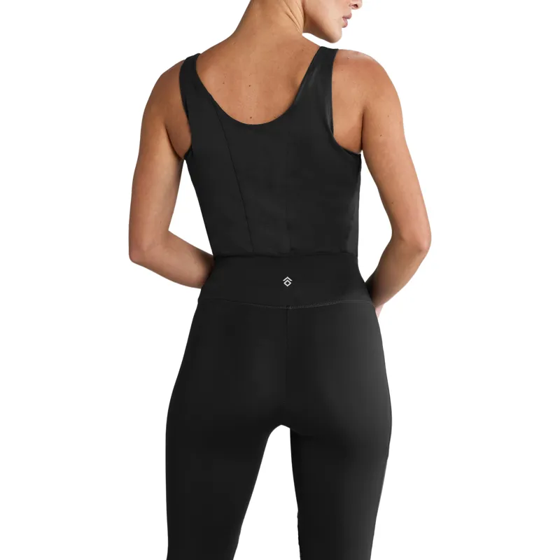 Aztec Diamond Essential Knee Grip Womens Leggings - Black-3