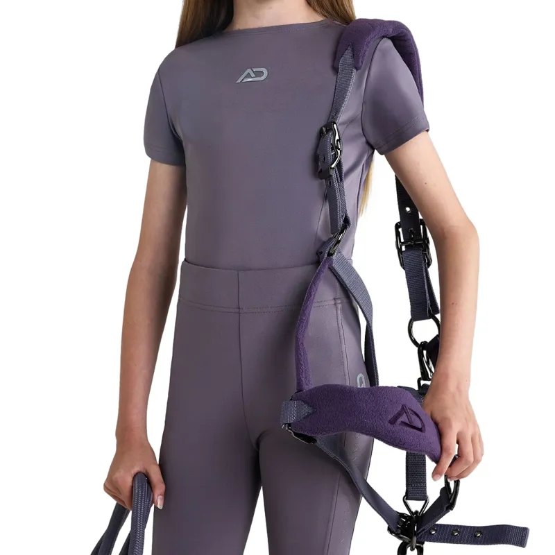 Aztec Diamond Panel Headcollar - Amethyst Pre-Order-1