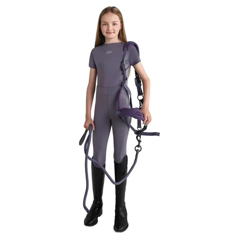 Aztec Diamond Panel Headcollar - Amethyst Pre-Order-2