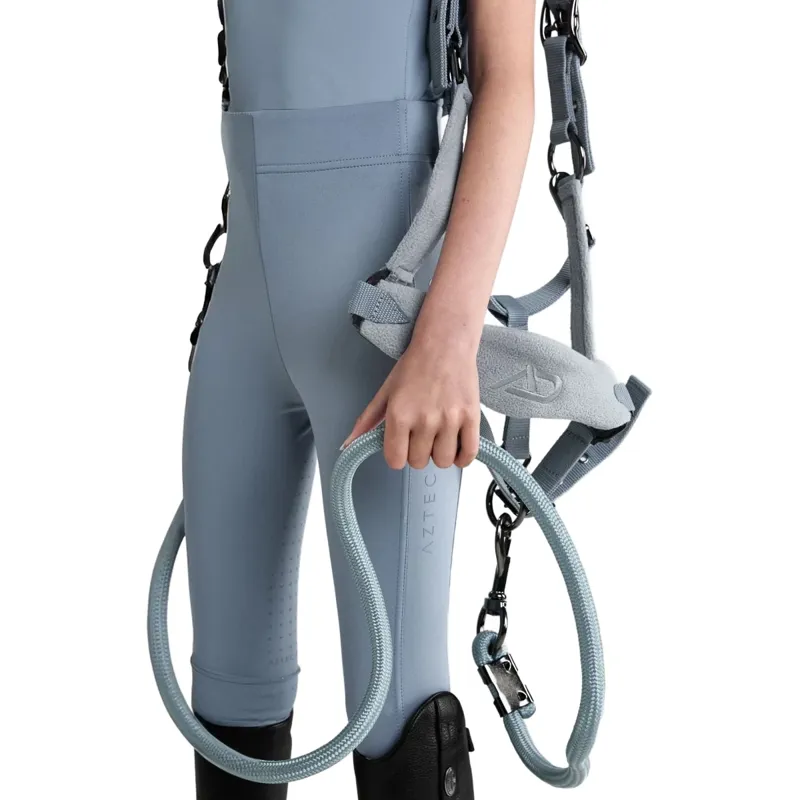 Aztec Diamond Panel Headcollar - Ash Blue Pre-Order-1