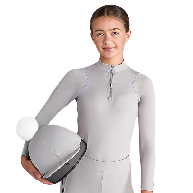 Aztec Diamond Young Rider Cosmic Hat Silk - Grey-1