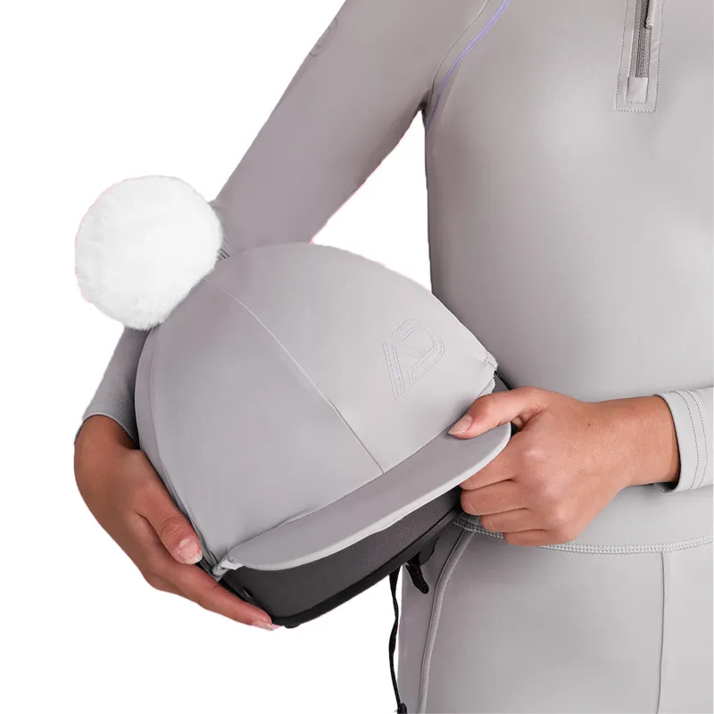 Aztec Diamond Young Rider Cosmic Hat Silk - Grey-2