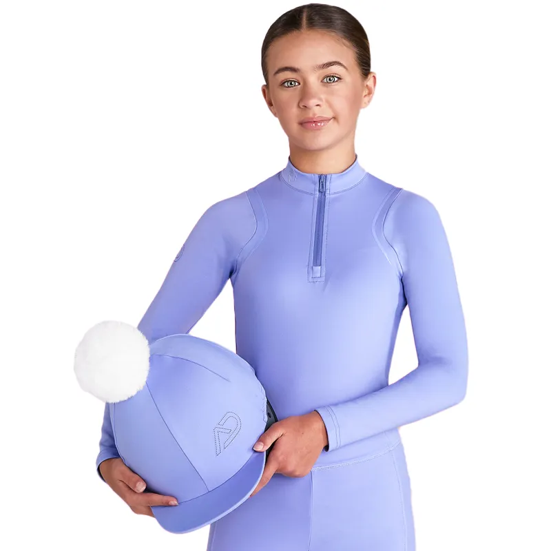 Aztec Diamond Young Rider Cosmic Hat Silk - Violet-1