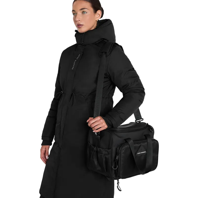 Aztec Diamond Insulated Waterproof Womens Rain Jacket - Black Pre-Order-7