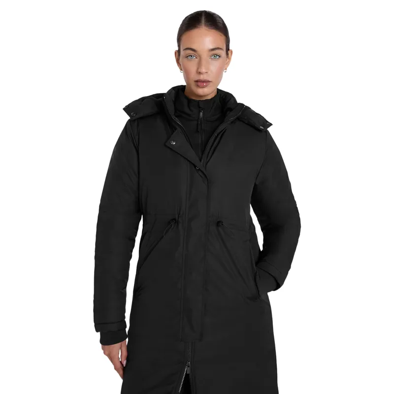 Aztec Diamond Insulated Waterproof Womens Rain Jacket - Black Pre-Order-2