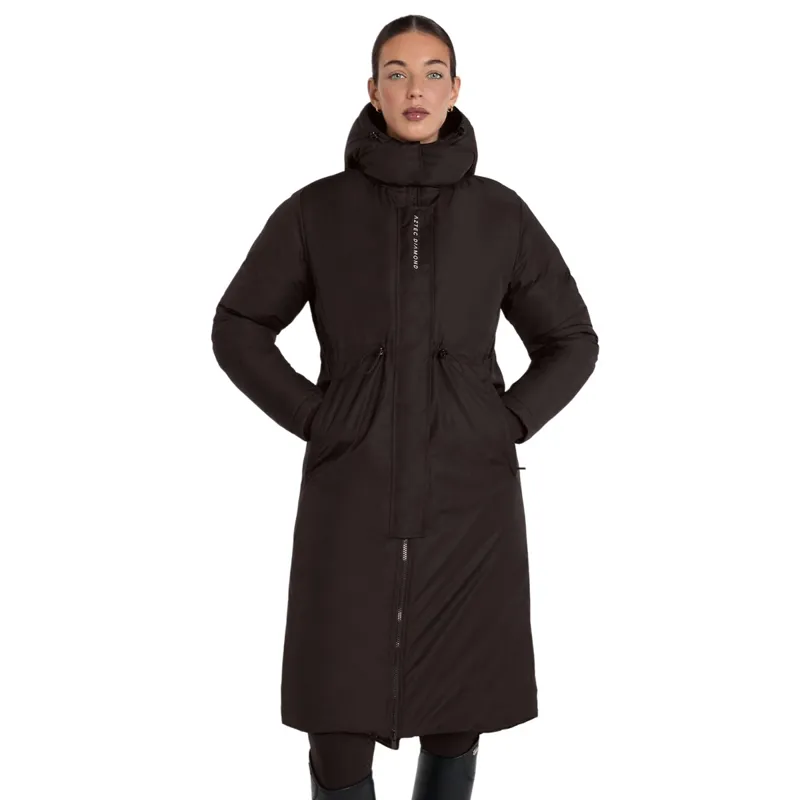 Aztec Diamond Insulated Waterproof Womens Rain Jacket - Espresso Pre-Order