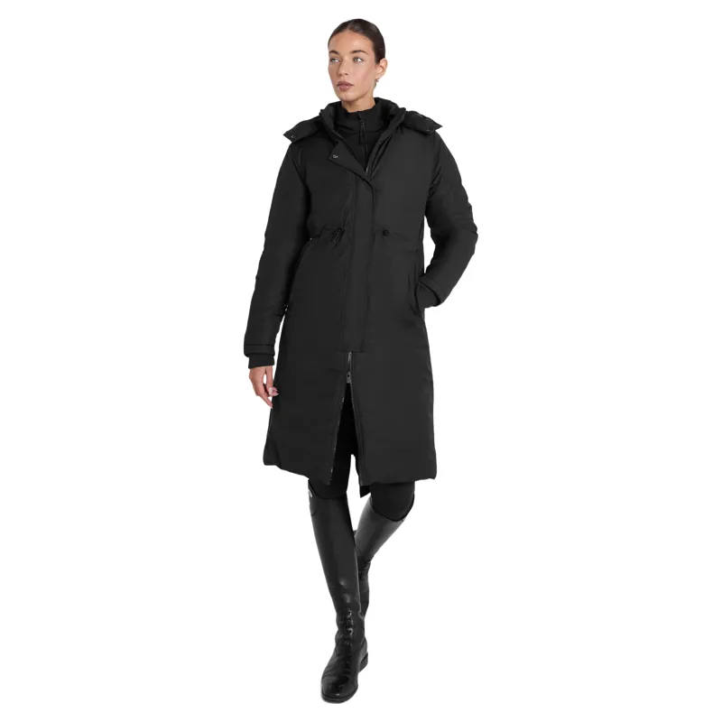 Aztec Diamond Insulated Waterproof Womens Rain Jacket - Black Pre-Order-5