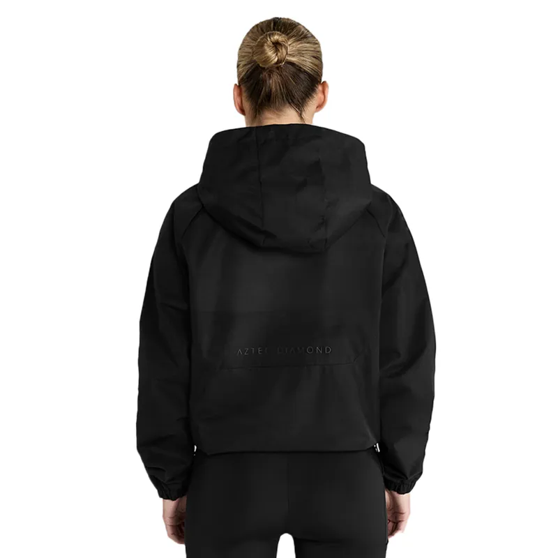 Aztec Diamond Weather Ready Ladies Half Zip Pull On Jacket - Black-5
