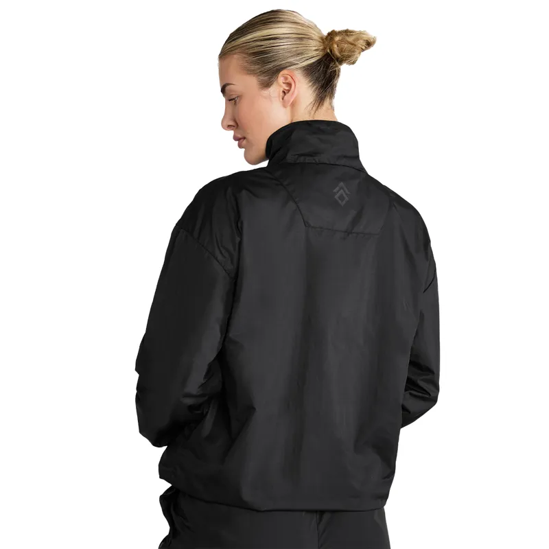 Aztec Diamond Waterproof Womens Half Zip Track Jacket - Black-1
