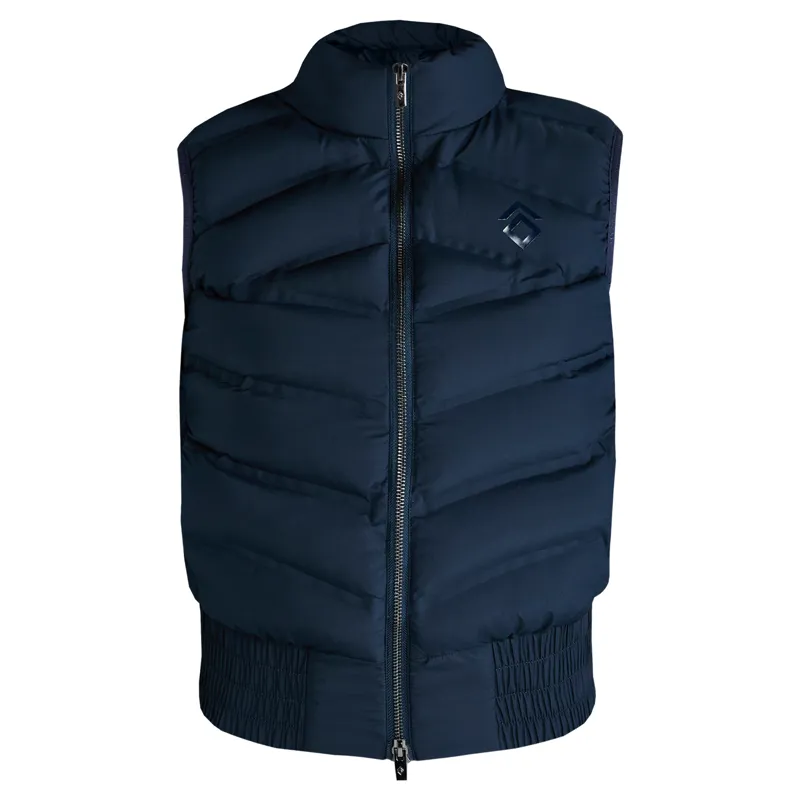 Aztec Diamond Lightweight Ladies Gilet - Navy-2