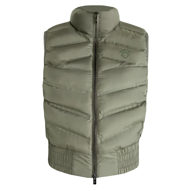 Aztec Diamond Lightweight Ladies Gilet - Sage-2