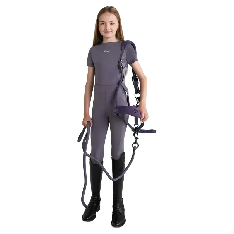 Aztec Diamond Panel Headcollar - Amethyst-6