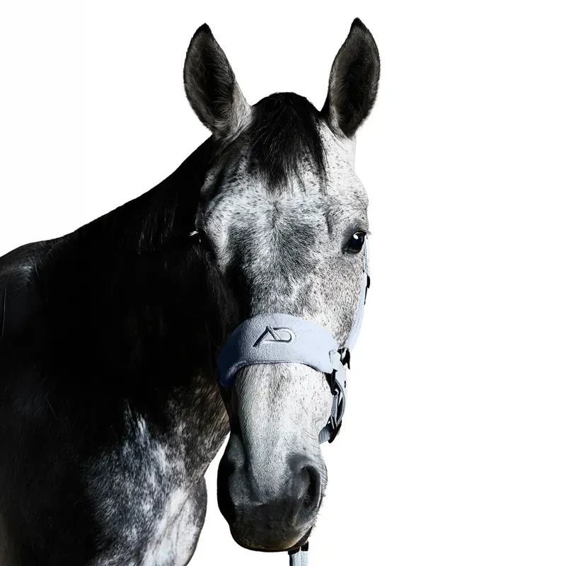 Aztec Diamond Panel Headcollar - Ash Blue-2