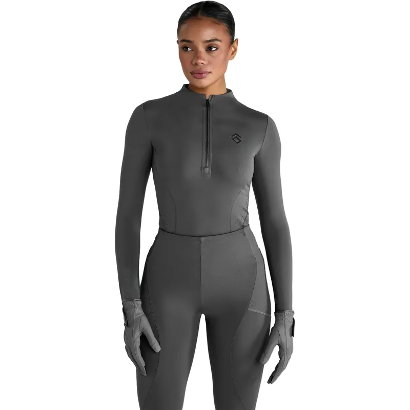 Aztec Diamond Pro Grip Riding Gloves - Ash Grey Pre-Order-1