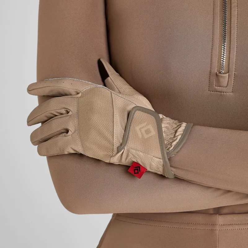 Aztec Diamond Pro Grip Riding Gloves - Camel Pre-Order