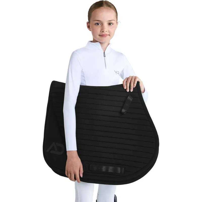 Aztec Diamond Young Rider Panel Saddlecloth - Black Pre-Order-2