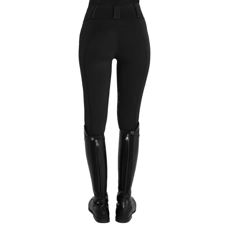 Aztec Diamond Sporting Goods Womens Knee Grip Riding Tights - Black Pre-Order-3