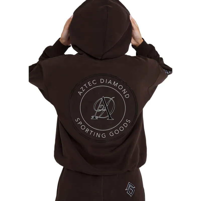 Aztec Diamond Sporting Goods Womens Pull On Hoodie - Cocoa-4