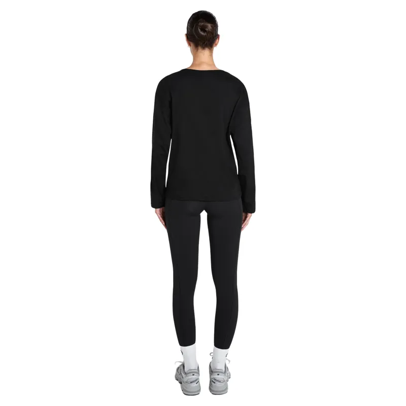 Aztec Diamond Loose Emboss Womens Tee - Black Pre-Order-5