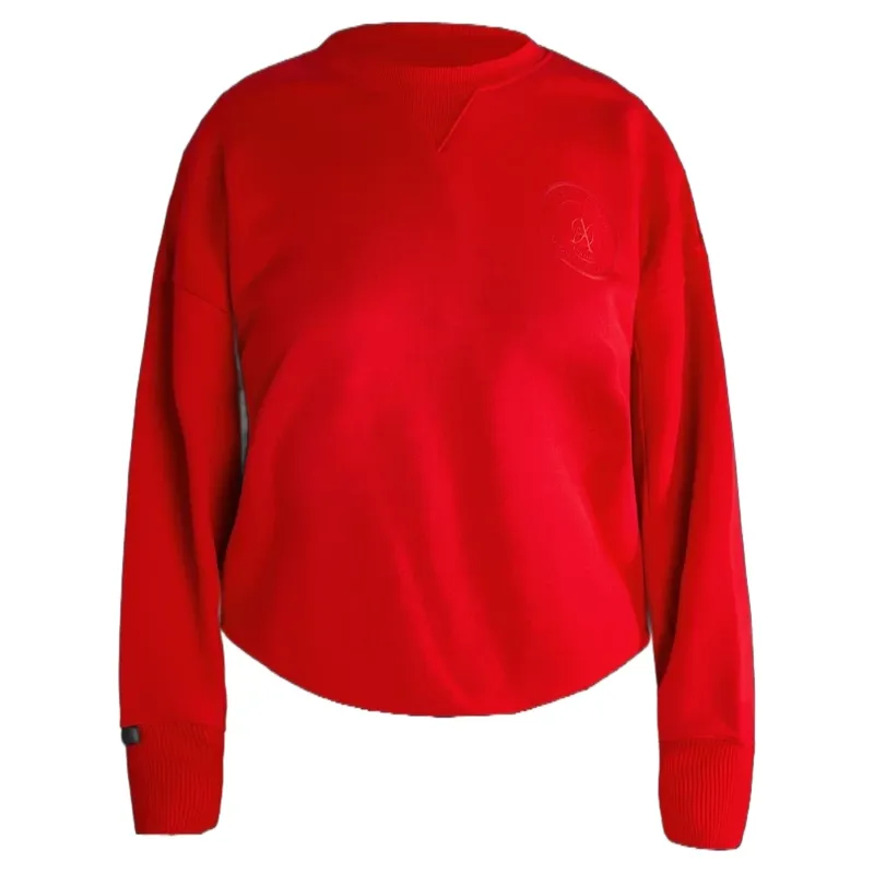 Aztec Diamond Sporting Goods Womens Crew Neck Jumper - Crimson Pre-Order-2