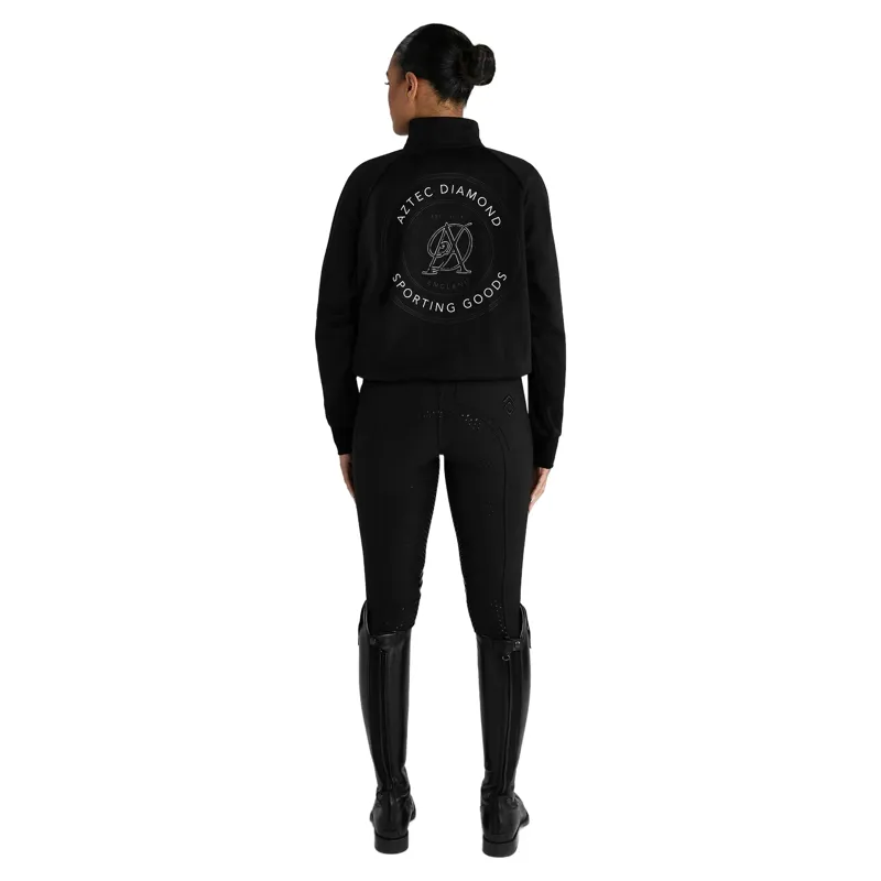 Aztec Diamond Sporting Goods Womens Half Zip Sweater - Black Pre-Order-4