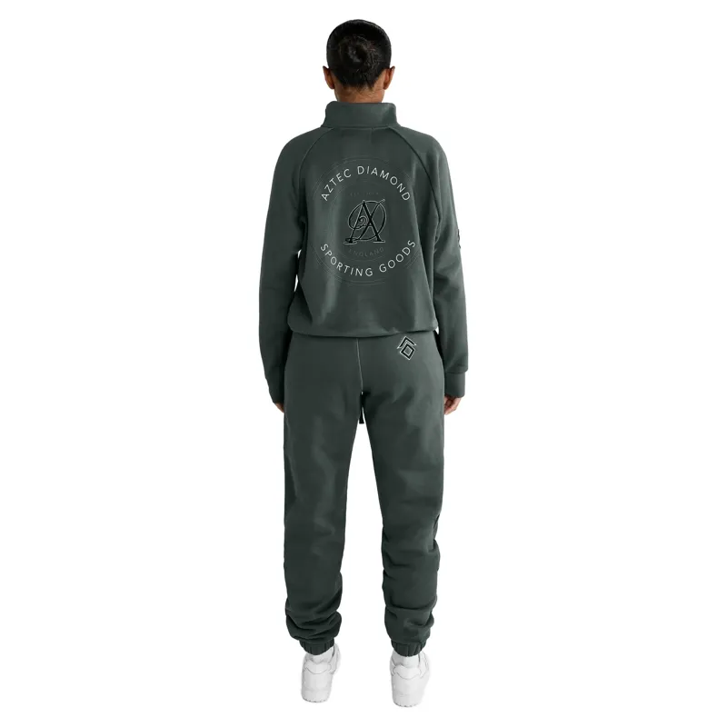 Aztec Diamond Sporting Goods Womens Half Zip Sweater - Fern Pre-Order-3