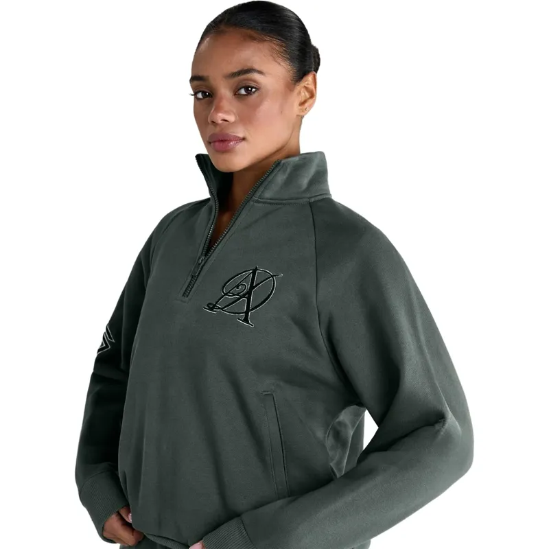 Aztec Diamond Sporting Goods Womens Half Zip Sweater - Fern Pre-Order-4