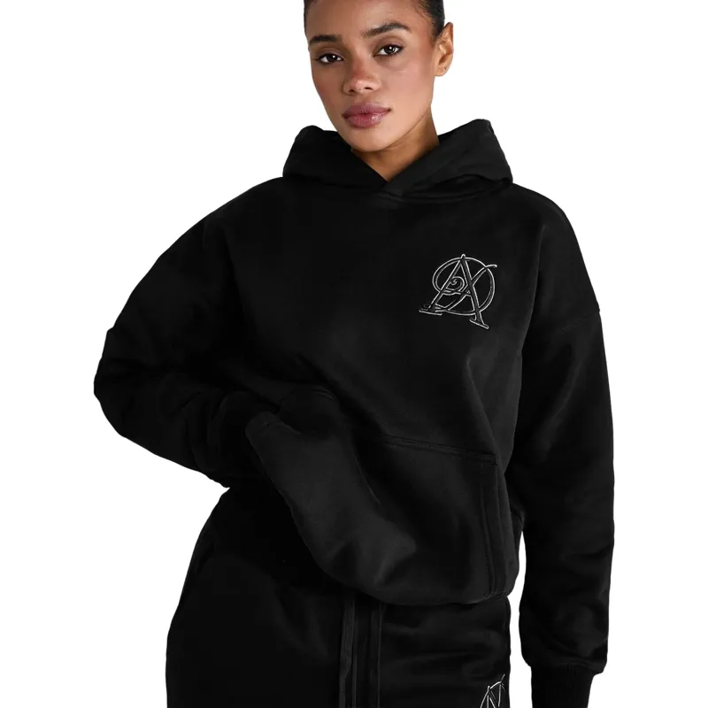 Aztec Diamond Sporting Goods Womens Pull On Hoodie - Black Pre-Order-4