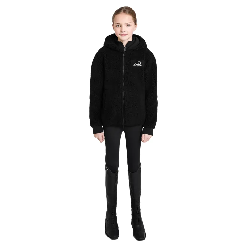 Aztec Diamond Young Rider Teddy Fleece Jacket - Black-2